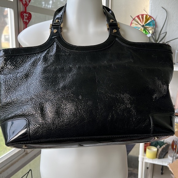 TORY BURCH crackled leather bag - Picture 6 of 10